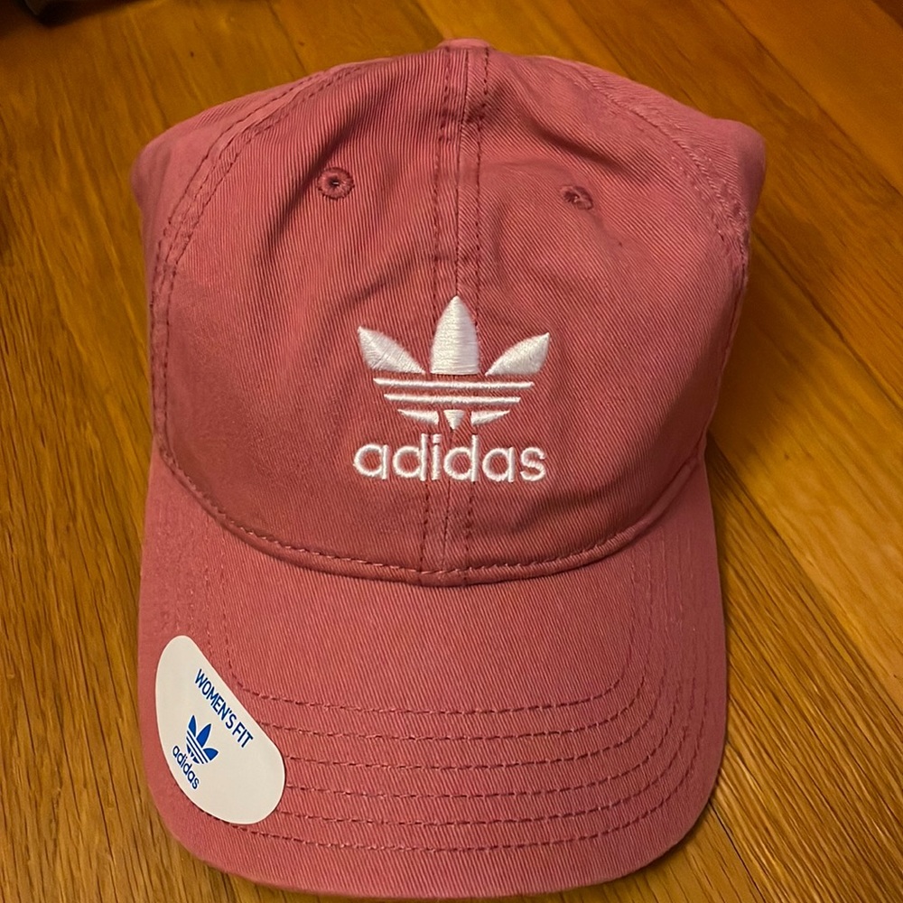 Maroon adidas hat